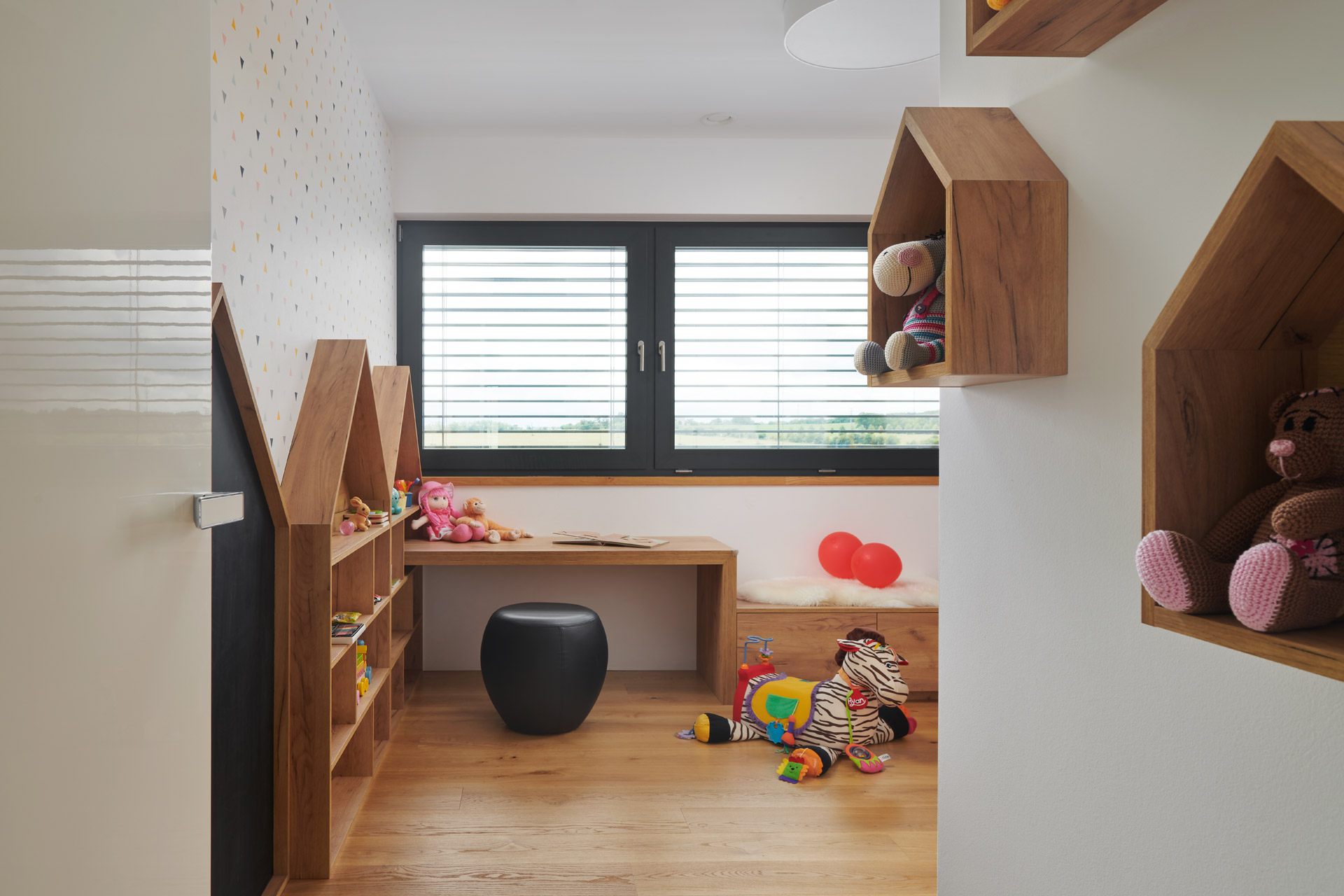 Hanák nábytek Moderní dům Ukázka realizace Interiér Dětský pokoj